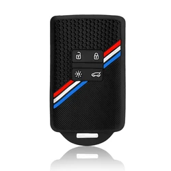 Silicone Key Case Cover for Car FOBs - Durable and Stylish Protection (Black)