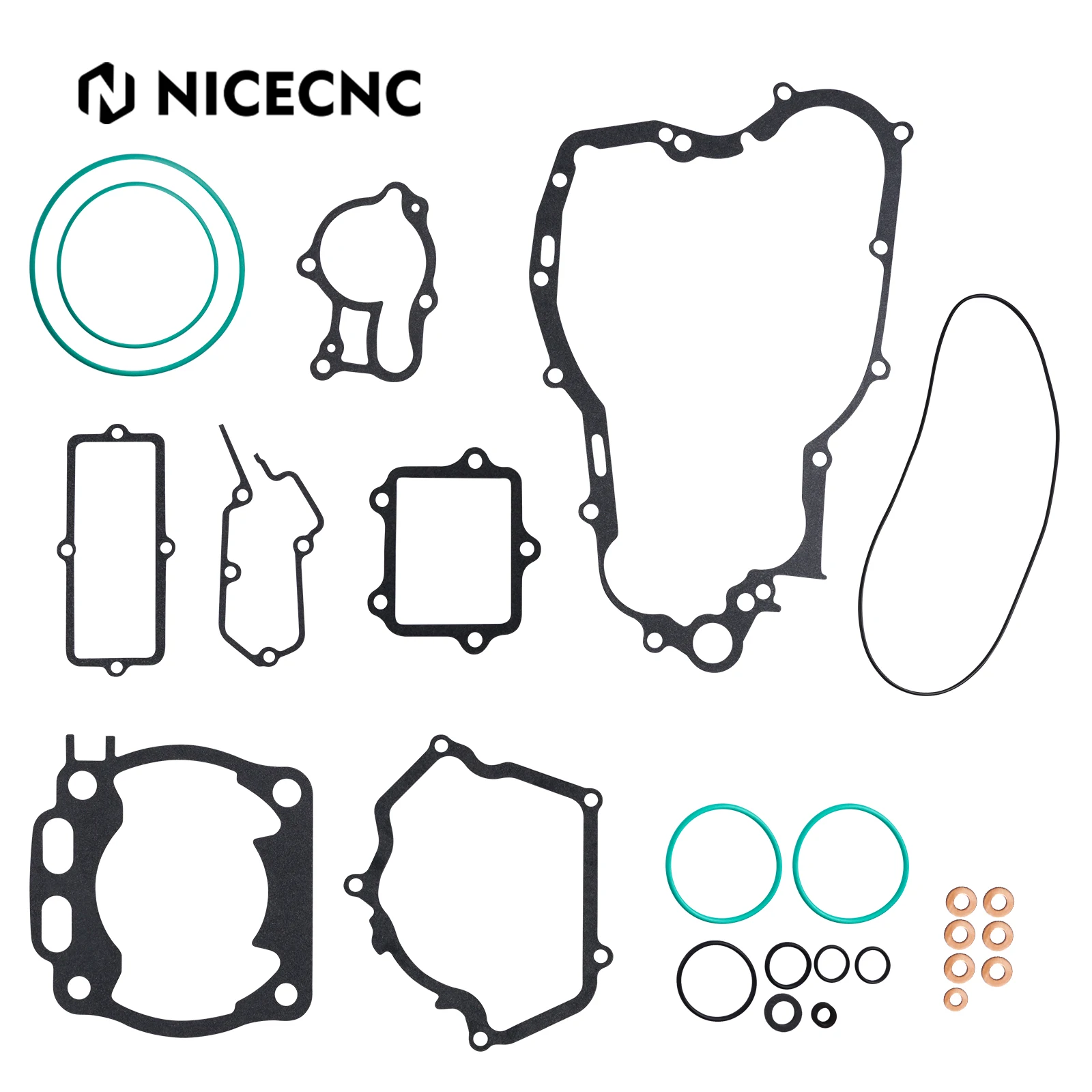 

NiceCNC Motocross Complete Engine Rebuild Gasket Kit For Yamaha YZ250 2003-2023 5UP-11311-21-00 Crankcase Gasket Cylinder Gasket