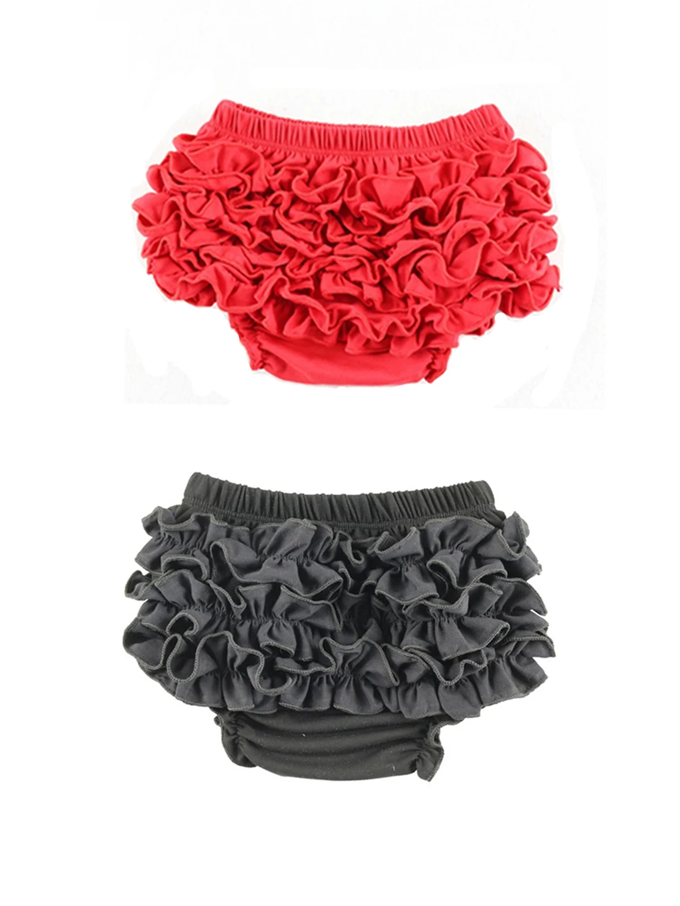 Ruffle Diaper Cover Boys Baby Shorts Design Briefs Solid color Girl Cotton Butt Layered Ruffle Bloomers cotton shorts baby cotton bloomers