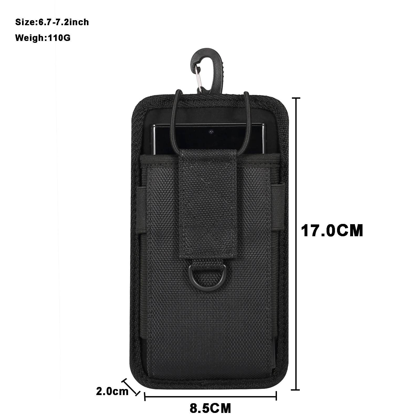 Universal Oxford Cloth Hanging Shoulder Strap Cell Phone Bag Pouch