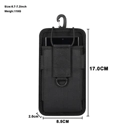 Universal Oxford Cloth Hanging Shoulder Strap Cell Phone Bag Pouch (17.0-8.5-2.0 CM)