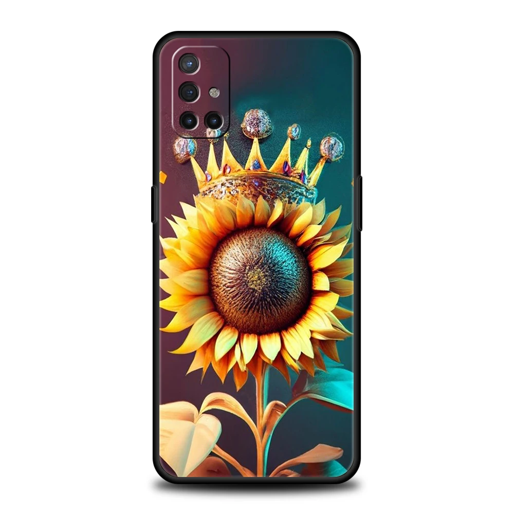 Sunflower Silicone Phone Case - Vibrant TPU Protective Cover