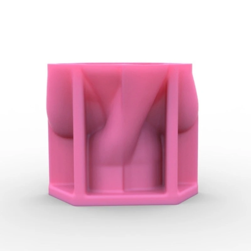 Abstract Portrait Vase Molds Unique Flowerpots Silicone Mould for Making Planter Flower Arrangement Resin Molds Decors