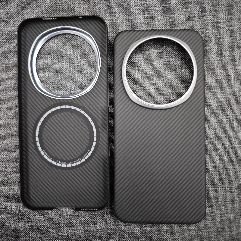Ultra-Thin Magnetic Aramid Carbon Fiber Phone Case with MagSafe Compatibility