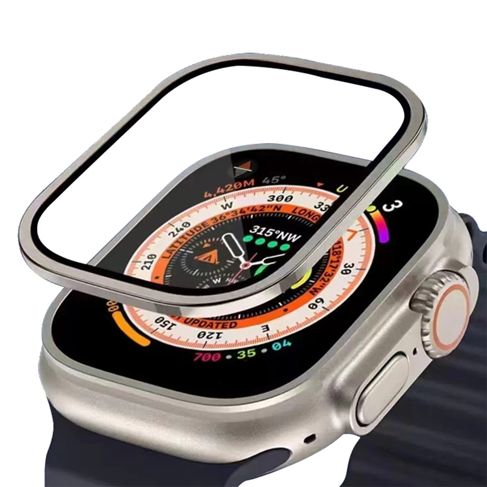 TemperedGlassforAppleWatchUltra249mmScreenProtectorMetal