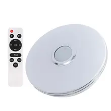 

34cm Double Silver Wire Colorful APP 72w+wireless Music+Infrared Remote Control Adjustable Brightness Ceiling Lamp