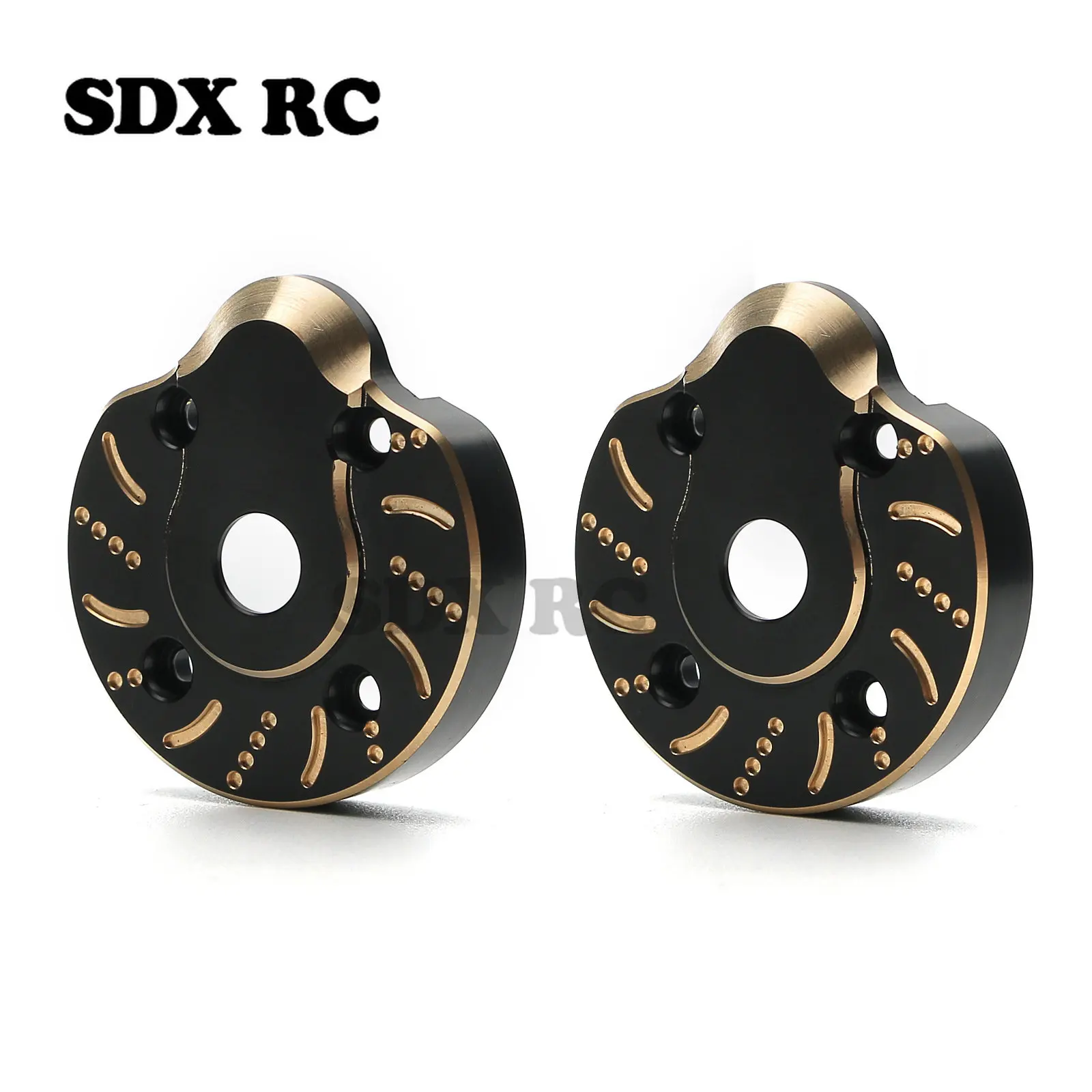 

2pcs Brass Weight 95g Outer Portal Drive Housing Steering Cover Counterweight for Axial SCX10 III Capra UTB 1/10 RC Crawler Car