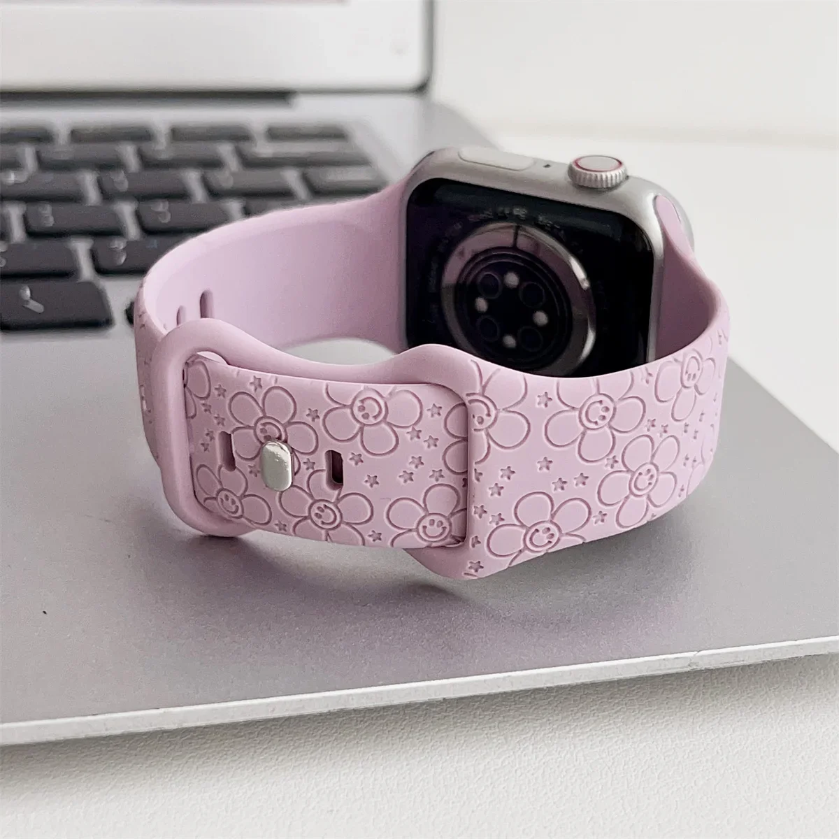Watch Band For iWatch 42/44/45/49mm 38/40/41mm Silicone Fashion Watch Strap for Watch Series Ultra2 Se 9/8/7/6/5/4/3/2/1_voghion.com