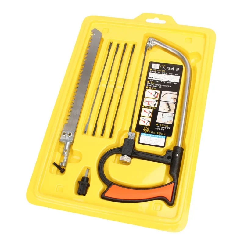 7pcs Multifunction Mini Saw Multi-purpose Small Hack Model Woodworking Line Manual Devil Hand 2