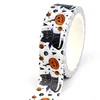 2023 NEW 1PC 10M Decorative Halloween Black Cat & Pumpkin Washi Tape for Planner Adhesive Masking Tape Cute Stationery 2