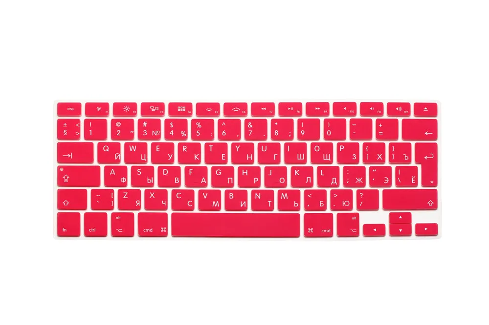 Keyboard Cover Skin Protector Silicone Russian Uk Eu For Apple (Mc184ru/A) Wireless Keyboard A1314 Old Model Imac Keybord Cover