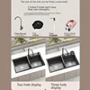 Double Bowl Stainless Steel Kitchen Sink  Thickened Embossed Multifunctional Sinks Household Washbasin For Kitchen 4