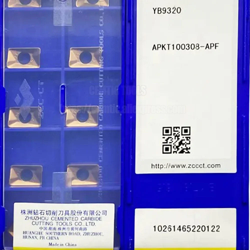 

ZCC брендовый ЧПУ лезвие из сплава Φ YB9320 APKT100308-APF APKT