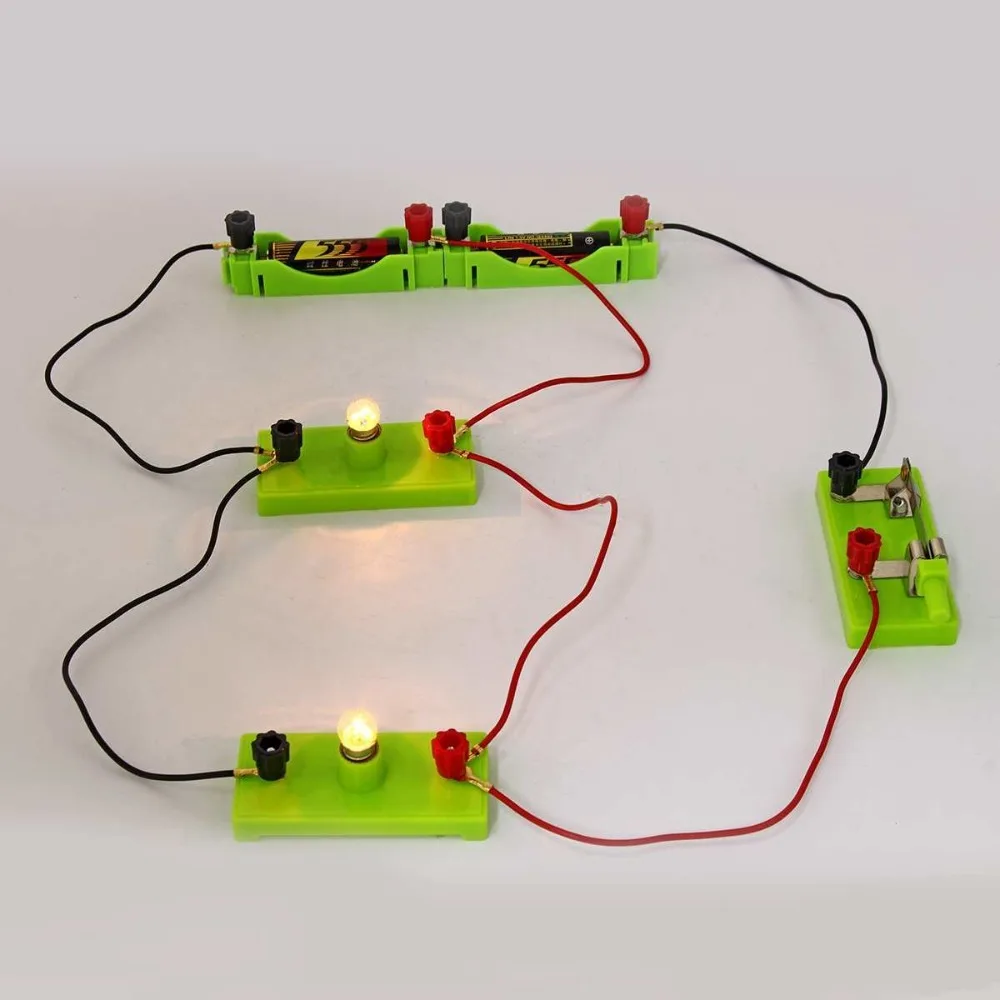 DIY Science Toys School Electric Circuit Montessori Learning Experiment Set 3