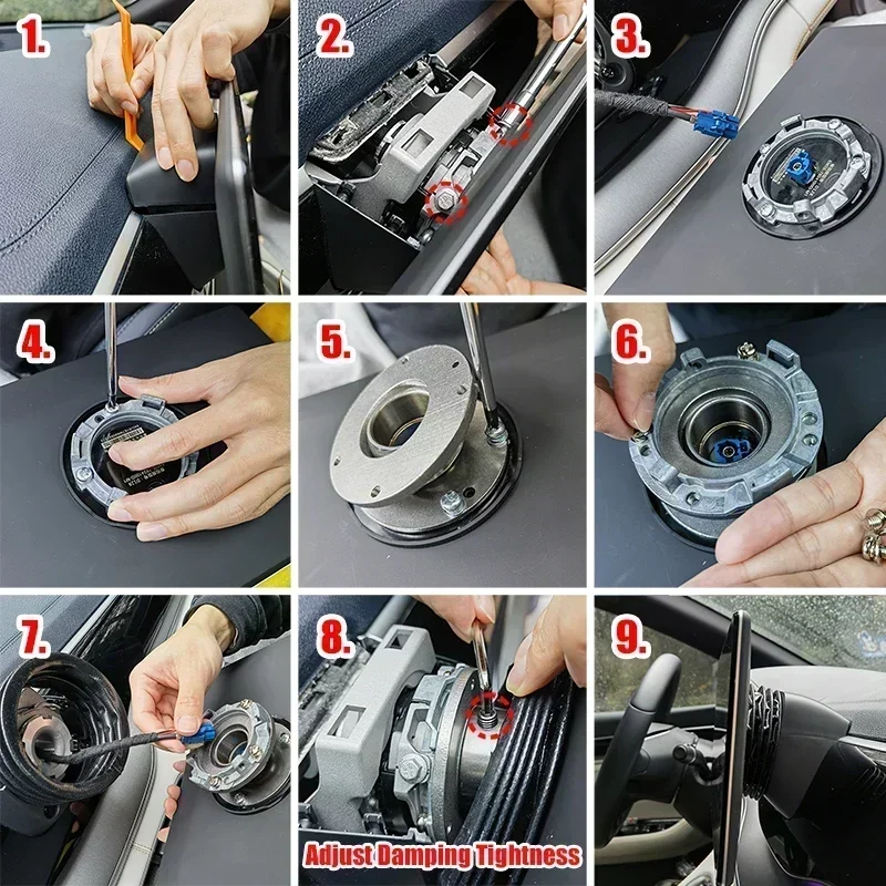 GPS Holder GPS Suction Cup Mount Tesla Screen Rotating Bracket Swivel Tilting Device For BYD Atto3 Seal Dolphin Song Tang Han Navigation Screen Rotating Holder Central GPS Stand Display Mount