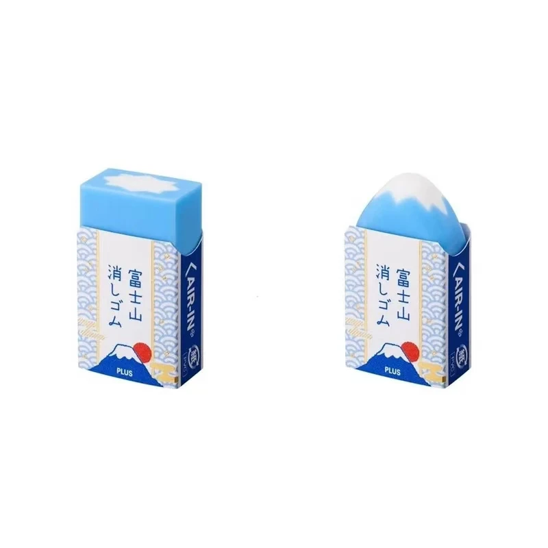 Mount Fuji Eraser Plus Air-in Plastic Eraser for Pencils Novelty Japanese Stationery Office School Student Supplies 1Pc