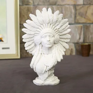 

Indian Shape Sandstone Statues Resin Crafts New Classic Living Room Table Ornaments Sculptures & Figurines Decoration Home Desk
