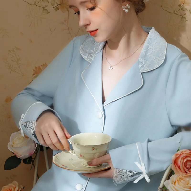 بيجامات قطنية خيالية للنساء ، توبات وشورت بأكمام ك...