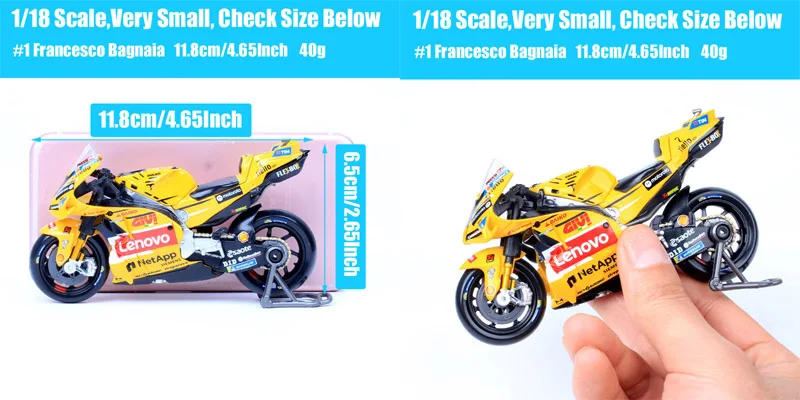 1/18 Maisto KTM RC16 Redbull Ducati GP21 GP22 GP23 GASGAS Honda RC213V Repsol Yamaha YZR-M1GP Racing Motorrad Modell Bike Moto – Detail 40
