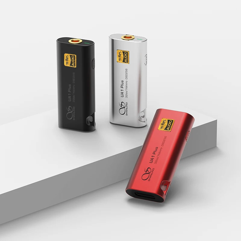 SHANLING UA1 PLUS Headphone Amplifier USB DAC AMP Dual CS43131Hi-Res Audio PCM 32bit/768kHz DSD256 Type-C to 3.5mm