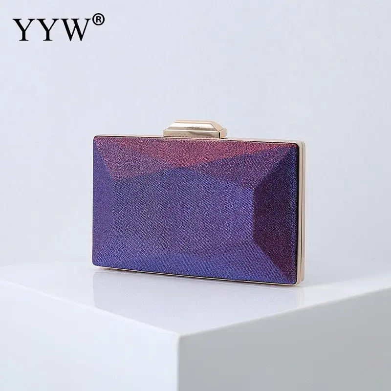 Purple Clutch Bags For Women 2023 Evening Wedding Party Luxury