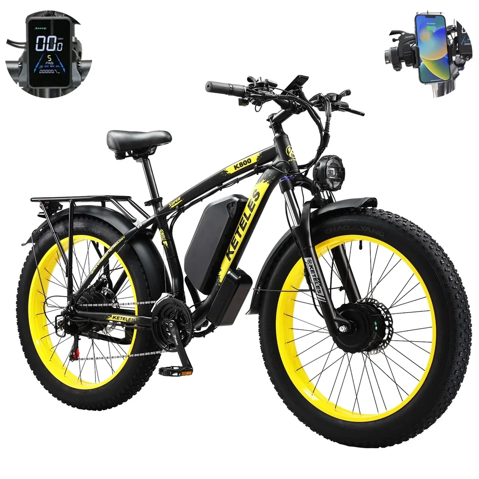 KETELES K800 Electric Bicycle 2000W Motor 26 Inch