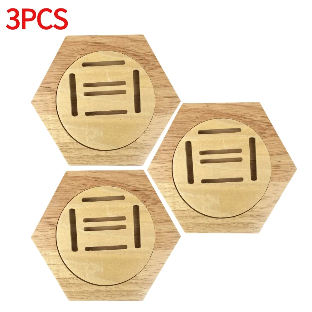 Support Médailles En Bois Nid D'abeille - Hexagonal Avec Aimant - Décoration Murale Pour Sport, Trophées (Grand)