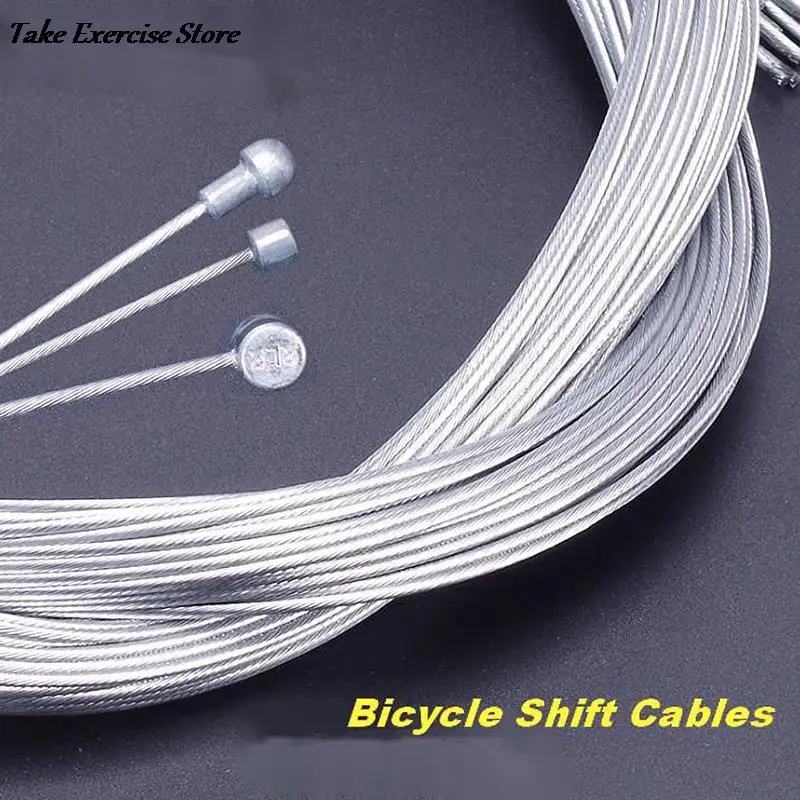 

1pc Bicycle Shift Cables Mountain Road Bike Shift Inner Cable Stainless Steel Derailleur Cable Bike Accessorie