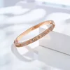 New Design Two Rows of Zircon Bracelet & Bangle For Women Girl Stainless Steel Couple Jewelry Wedding Gift 5