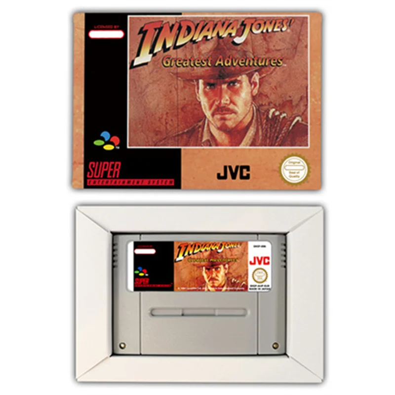Indiana Jones' Greatest Adventures Action game Card for SNES EUR