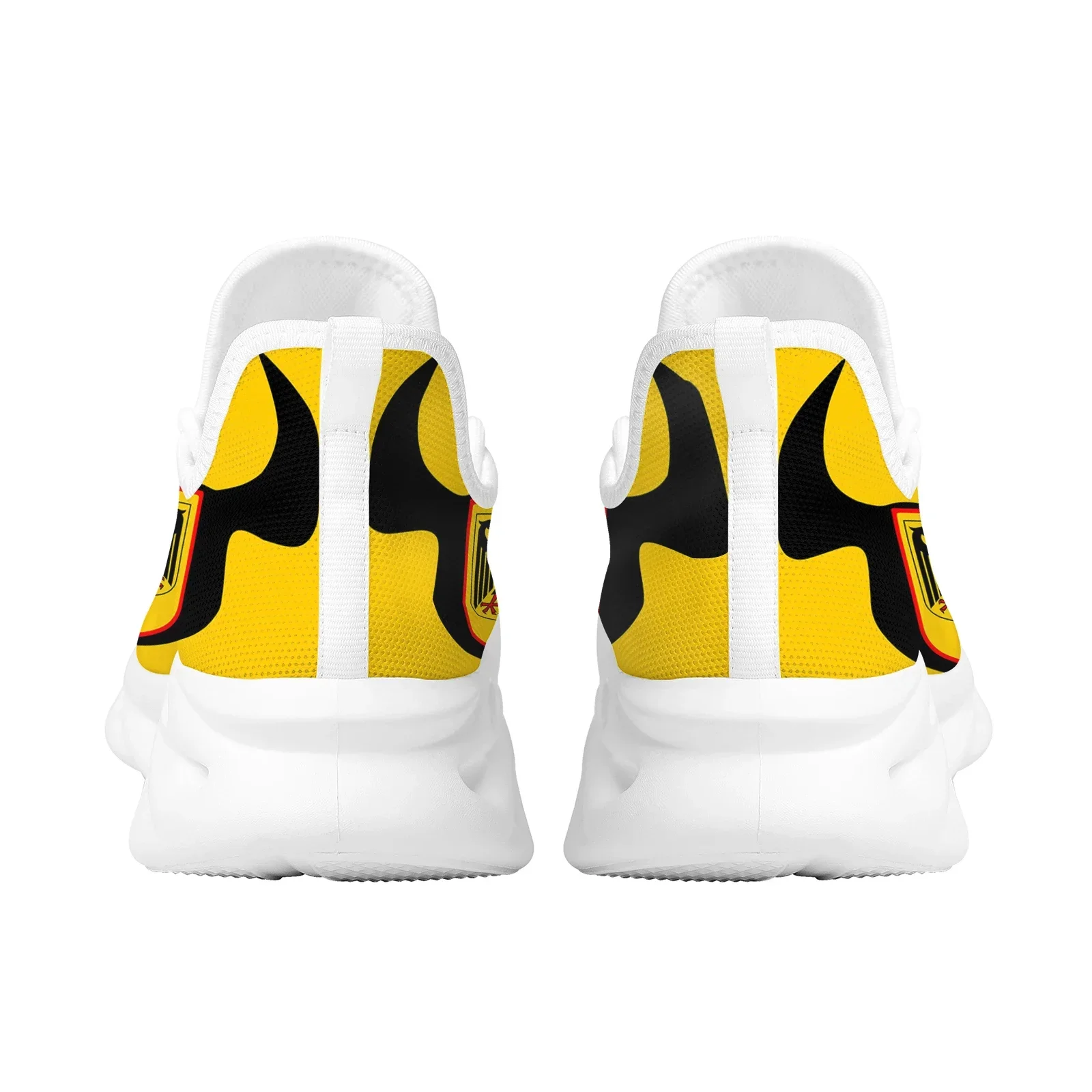 New German Flag Design Sneakers Russian National Emblem Printing Comfortable Platform Casual Shoes Girls Non-slip Lace-up Shoes