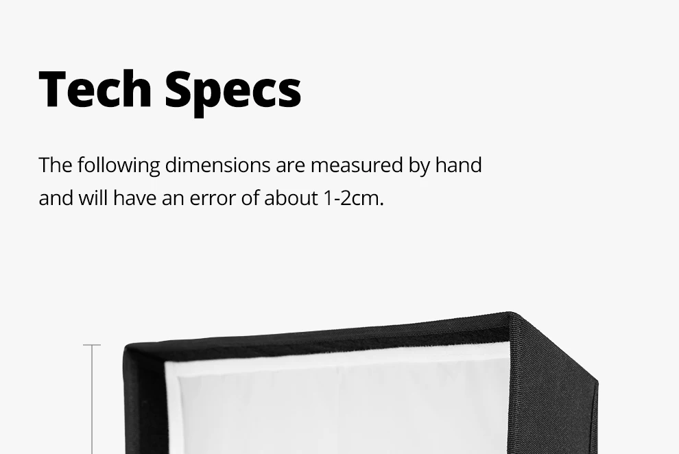 LEDP260C LED Video Soft Light Diffuser Honeycomb Grid Softbox for LED Video Lig