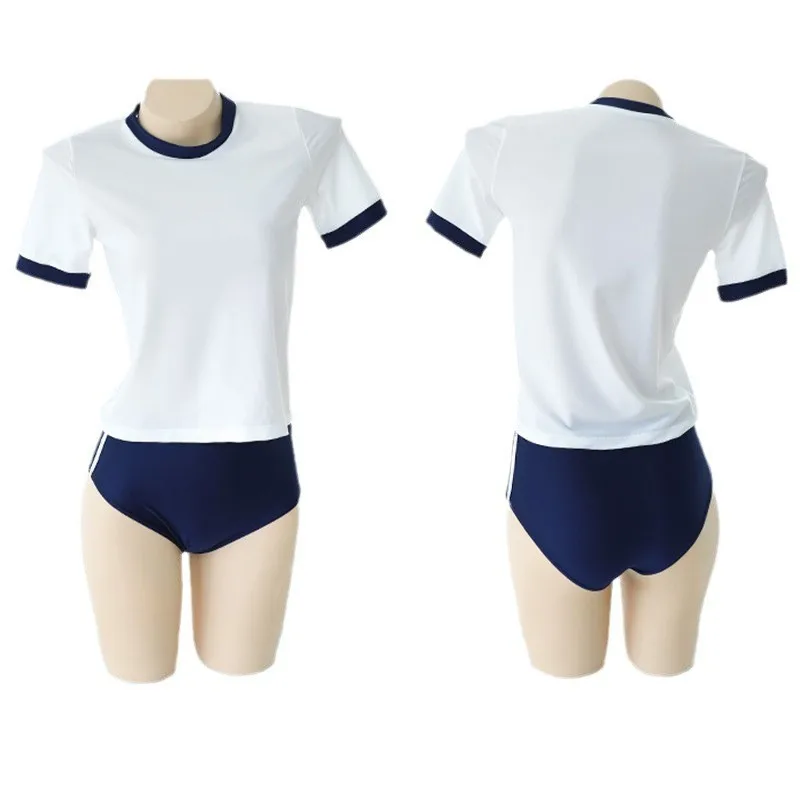 Cute School Uniform Cosplay Costume - Mini Skirt & Blouse Set for Women
