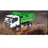 Huina Nine Channel 1556 1:18 Remote Control Toy Simulation Model Flipper Dump Truck Engineering Vehicle Electric Toy Car Model 3