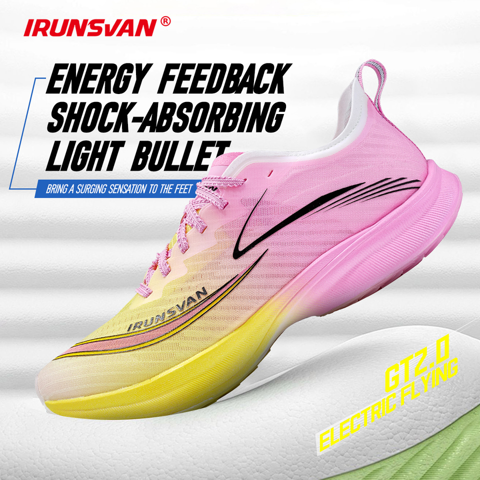 IRUNSVAN Advanced Carbon Fiber Plate Marathon Running Shoes - Deliver Maximum Energy Return & Propulsion