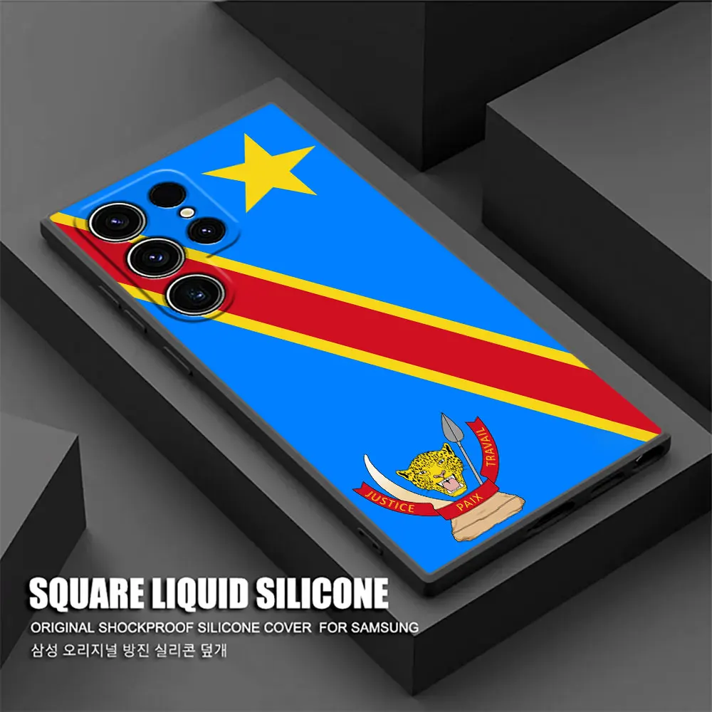 Democratic Republic of Congo Flag Silicone Phone Case