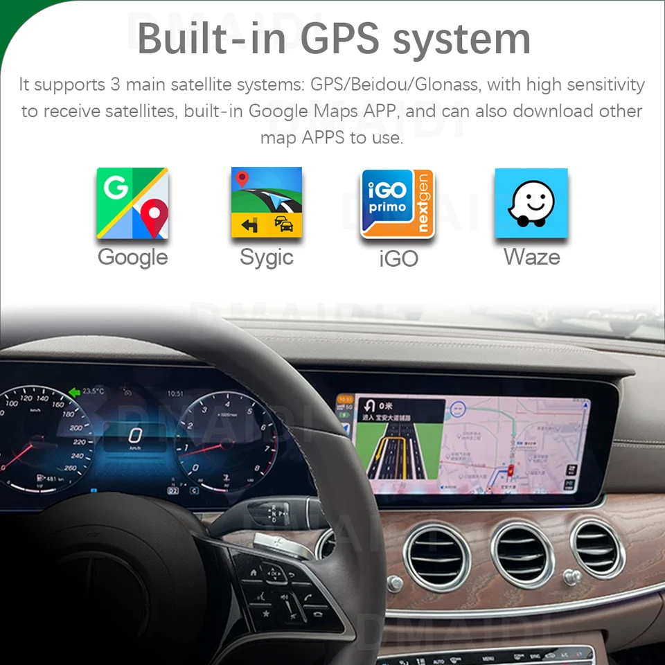 Module CarPlay & Android Auto Sans Fil Pour Mercedes NTG6.0 – Compatible W177, W247, EQC, Etc., Plug-and-play