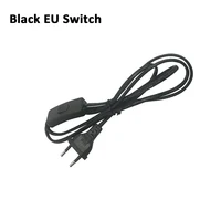 White/Black EU Plug button 303 switch power cord 2pin wire desk lamp switch cable AC 220V Extension Power Cord Switch - Image 6
