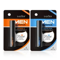 SADOER Men's Lip Balm Moisturizing Anti Cracking Repair Nourishing Hydrating Lipstick Men Lips Skin Care Products 1