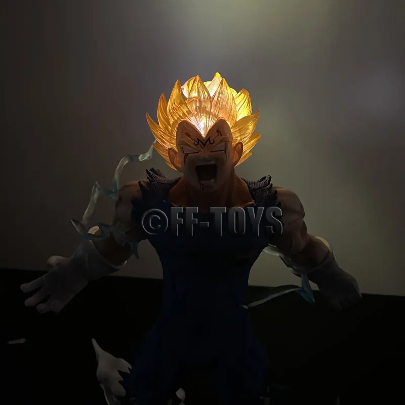 Anime Dragon Ball Z GK Vegeta Figure Self-destruct Majin Vegeta Figurine 27CM PVC Action Figures Collection Model Toys Gifts