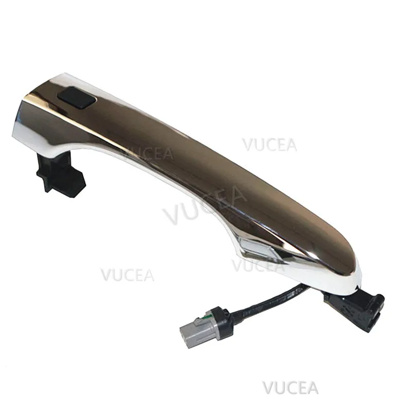 FrontExteriorOutsideDoorHandleChromeKeylessEntryWithButtonFor