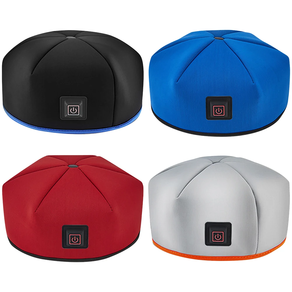 Red Light Hair Growth Cap Red Light Therapy Cap Rechargeable Hair Regrowth Beanie Full Scalp for Loss Treatments