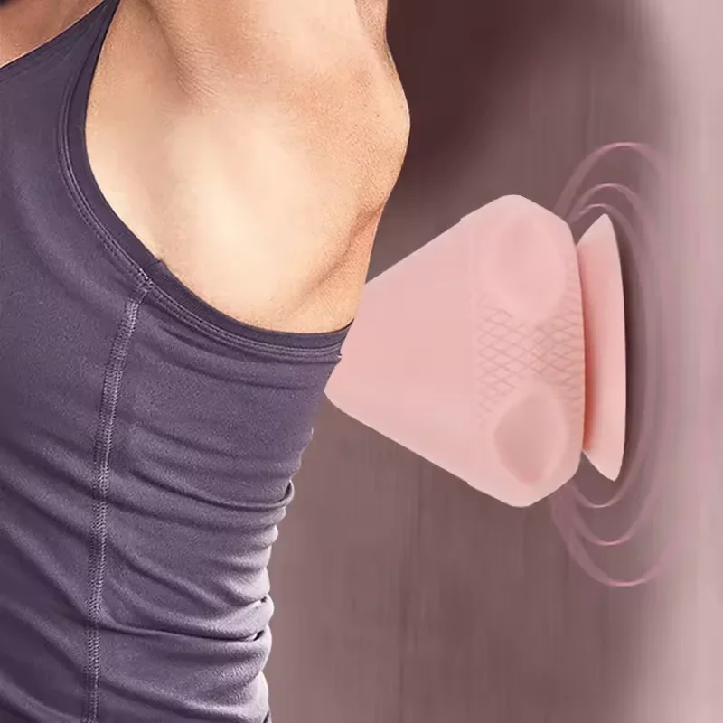 Fascia Massage Ball with Suction Cup Fascia Ball Adsorption Relaxation Massager Silicone Sole Back Massage-Ball
