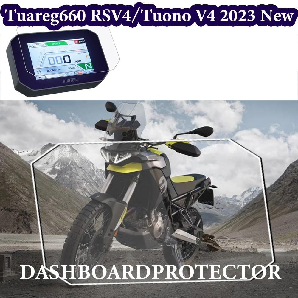 Moto Scratch Cluster Scree Per Aprilia Tuareg 660 Tuareg660 Rsv4/Tuono V4 2022 Pellicola Per Strumenti Di Protezione Cruscotto