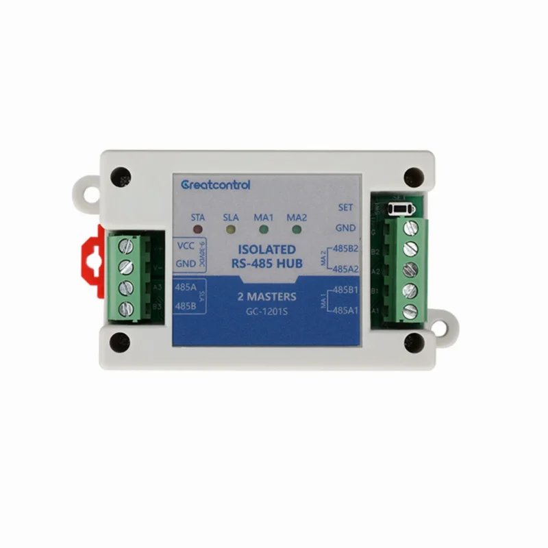 

-1201S Two Master And One Slave RS485 Repeater PhotoelectricModbus Dual Host Hub
