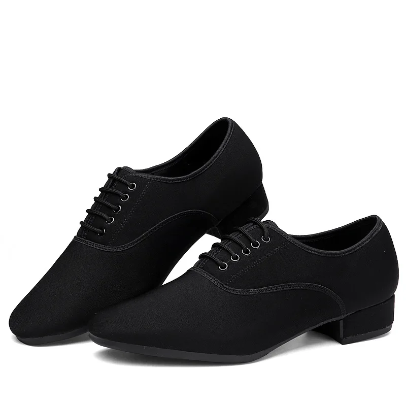 Latin Dance Shoes Soft Modern Dancing Shoes For Men Ballroom Dancing Social Dance Sneakers Square Canvas dance shoes