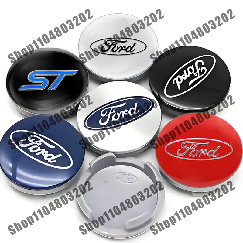 4Pc 54mm Car Wheel Center Cap Hub Covers Badge Accessories For Ford Focus 2 Mk3 Mondeo Max Fusion Ranger Escort Explorer Mustang