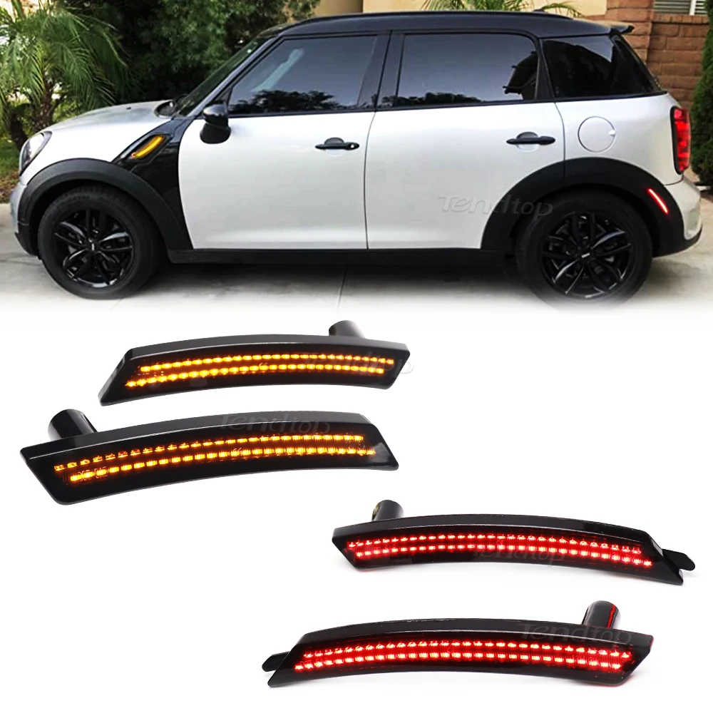 

Amber/Red LED Side Marker Light for Mini Cooper R55 R56 R57 R58 R59 R60 R61 Turn Signal Light / Driving Light OEM Side Marker
