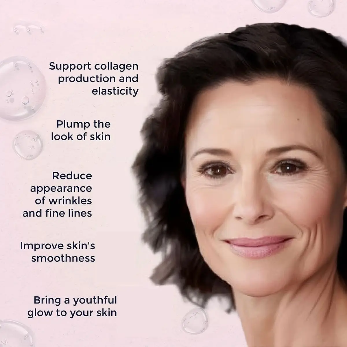 Facial Serum Vitamin C Liquid Serum Anti-Aging Whitening VC Serum Oil Hyaluronic Acid Face Serum Anti-Wrinkle Skin Care Serum