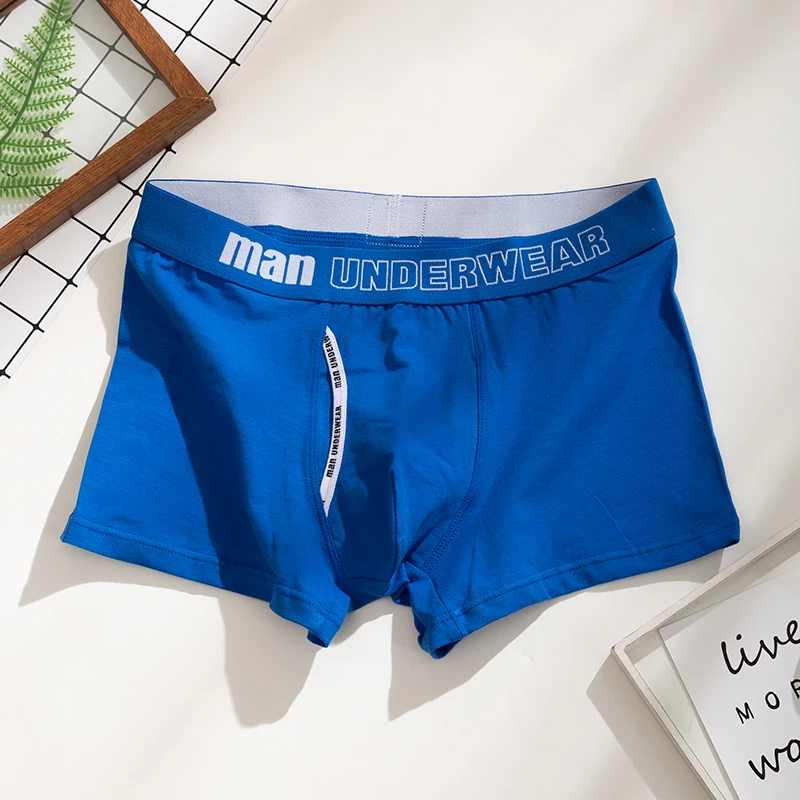 3pcs/lot Boxer Mens Underwear Shorts Men 100% Cotton Underpants Men Panties Short Underwear Boxer Shorts Comfortable Underwear